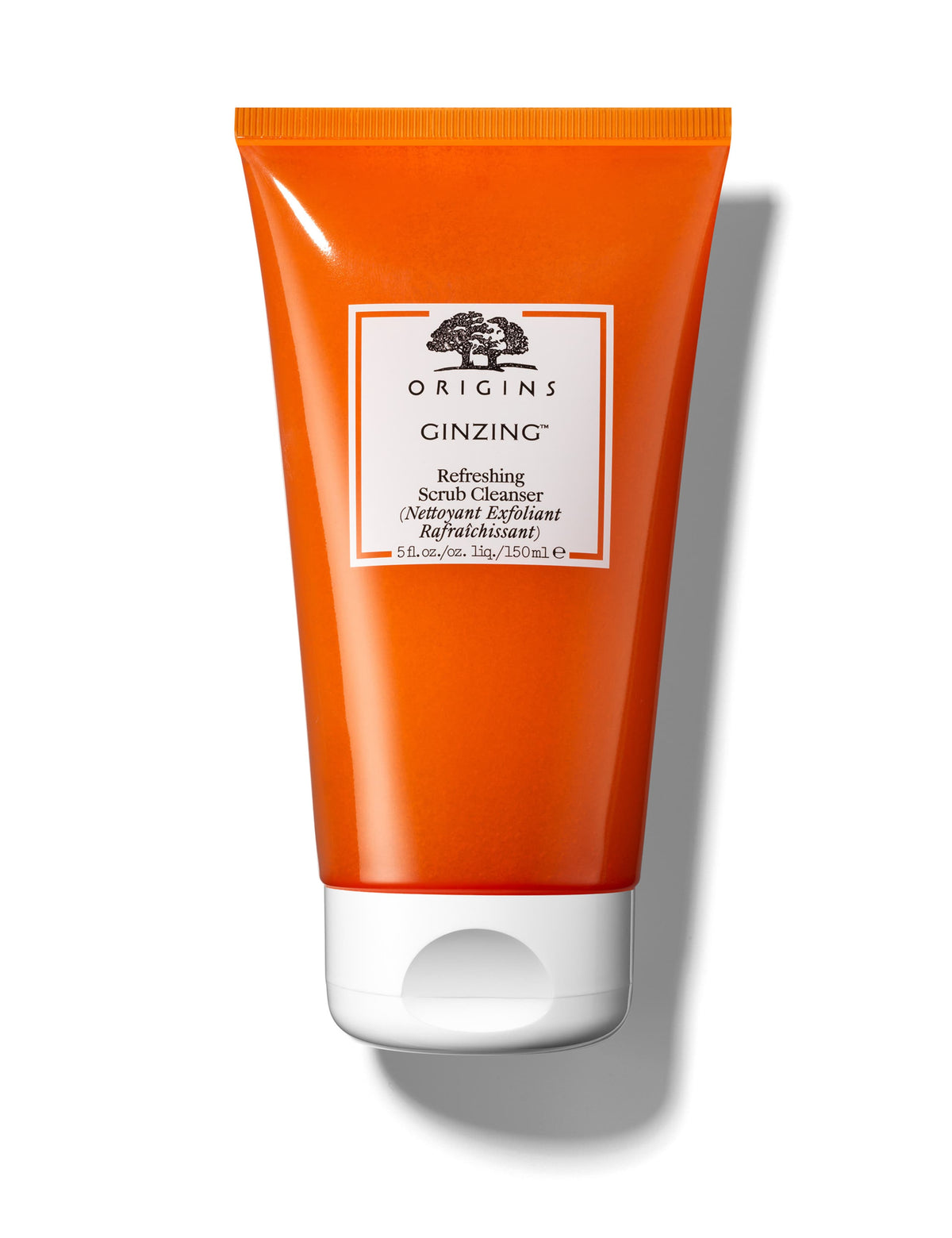 Origins Ginzing Refreshing Scrub Cleanser 150ml, tube of scrub cleanser