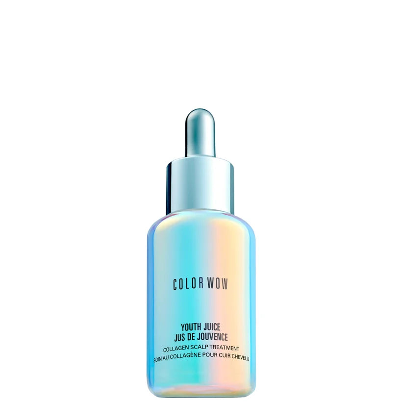 Color Wow Youth Juice Collagen Scalp Treatment 50ml small bottle with pointed nozzle applicator and bright label