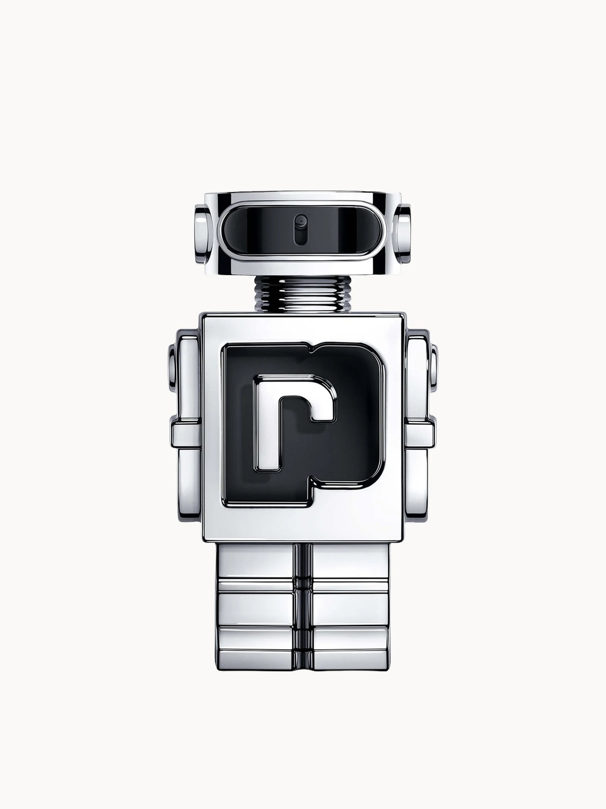 Rabanne Phantom Eau De Toilette 100ml, chrome and black robot-shaped bottle
