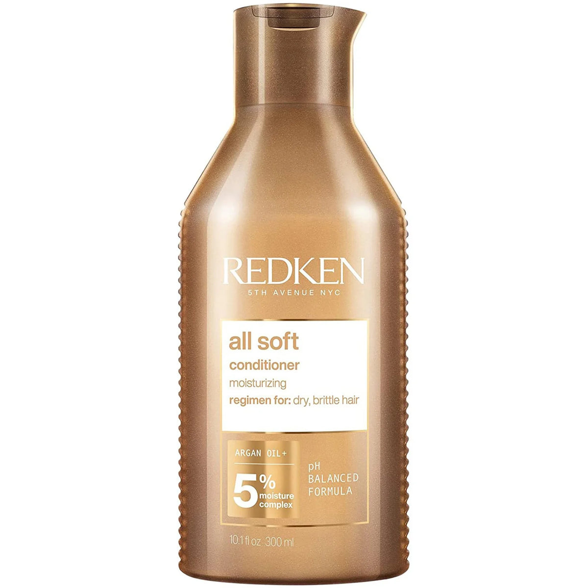 Redken All Soft Conditioner for Dry Hair, with Argan Oil for Softness and Shine 300ml, conditioner bottle