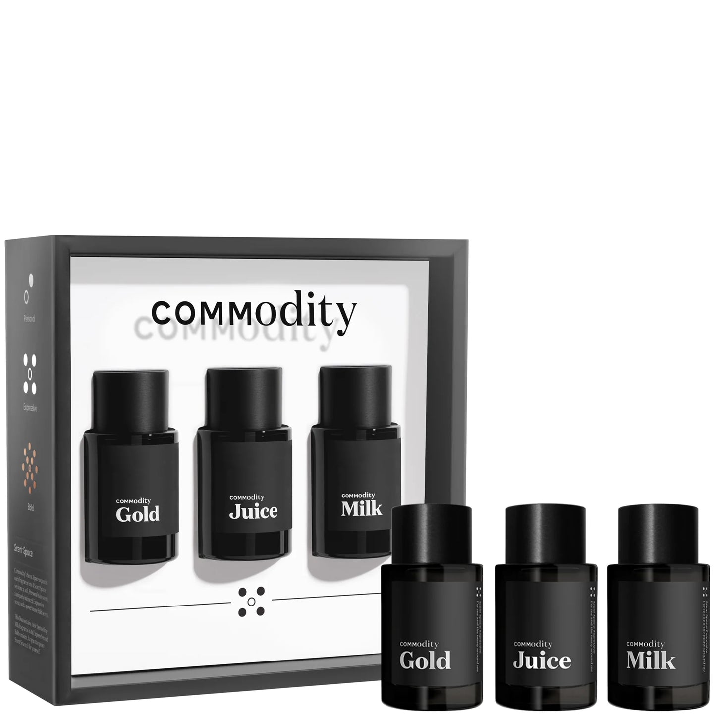 Commodity Scent Space fragrance trio discovery set