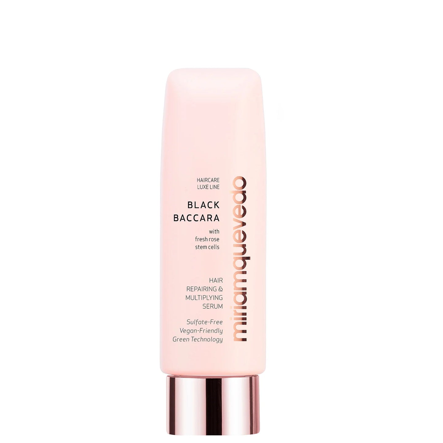 Miriam Quevedo Black Baccara Hair Repairing and Multiplying Serum 100ml by Miriam Quevedo — genuine product, minor packaging flaw, unused formula.