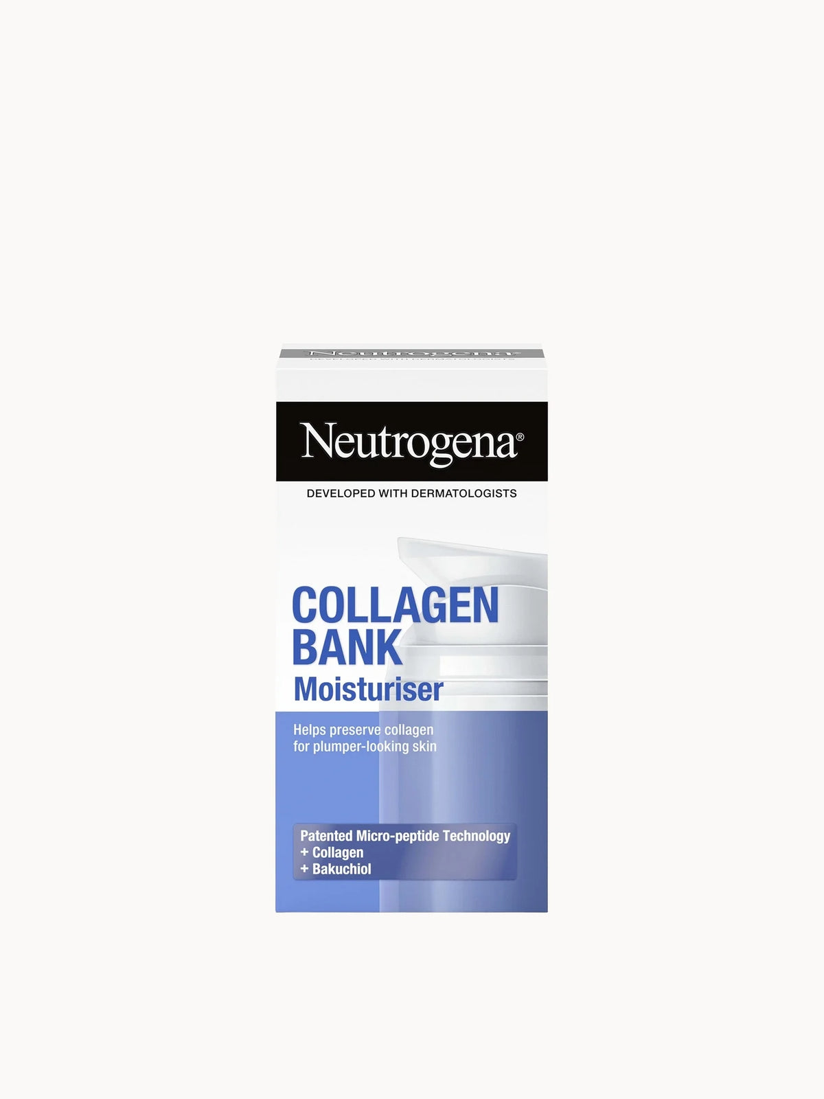 Neutrogena Collagen Bank Moisturiser 50ml, 50ml cream jar
