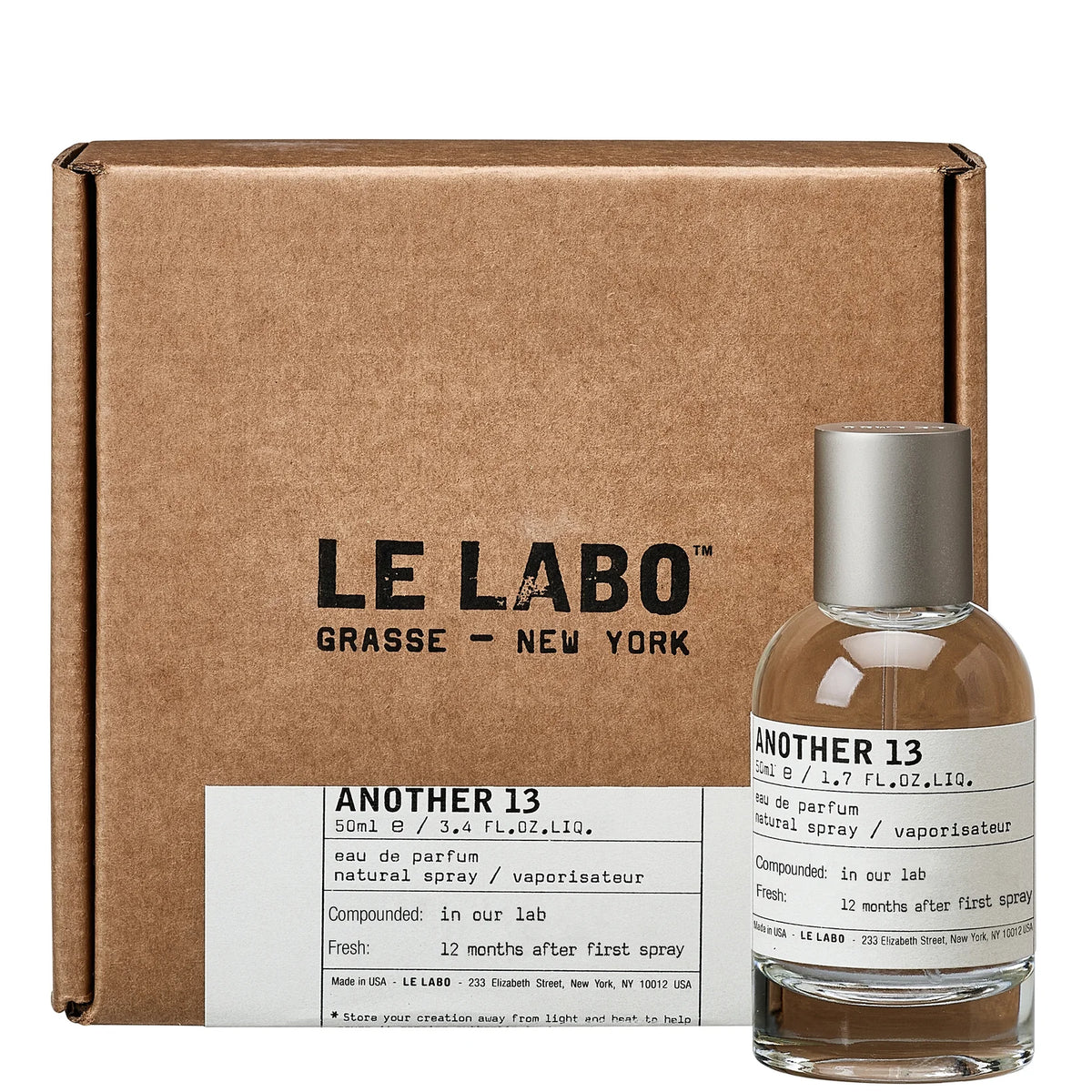Le Labo Another 13 perfume bottle, 50ml, musky scent