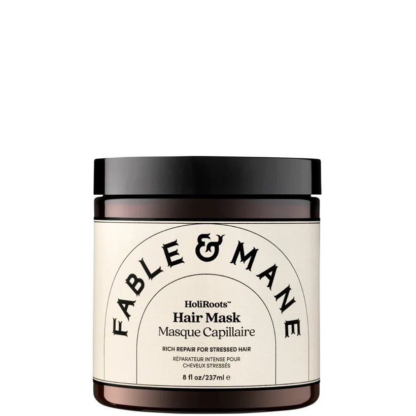 Fable & Mane HoliRoots repairing hair mask 237ml jar