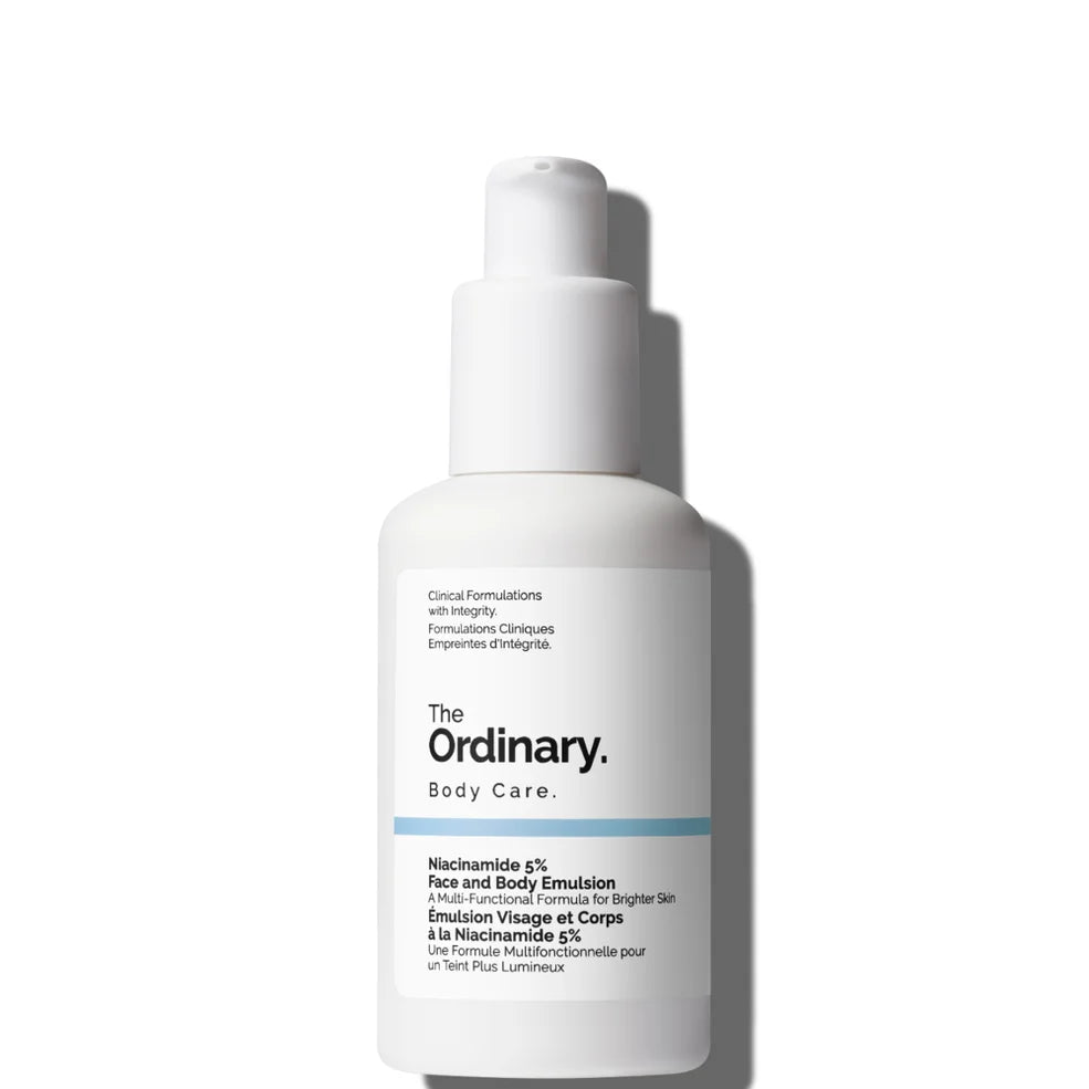 The Ordinary Niacinamide 5% Emulsion tube, 100ml for face and body
