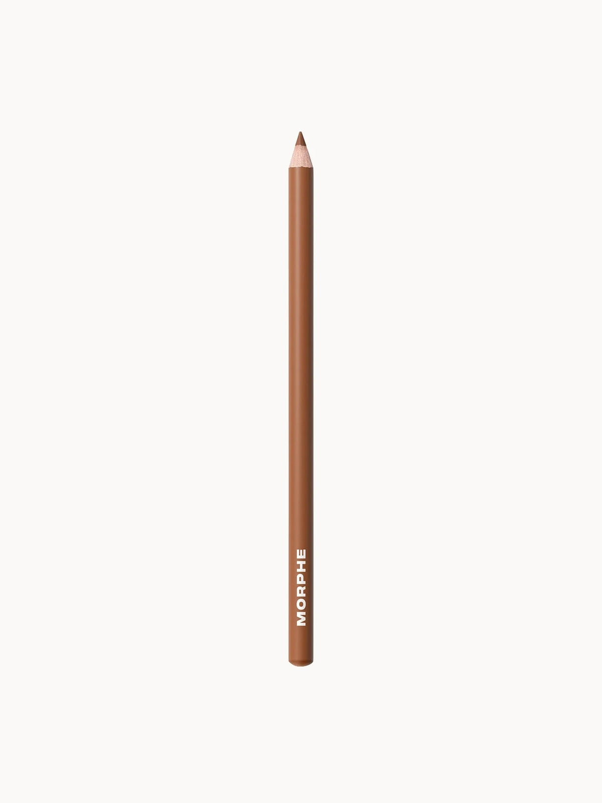 Morphe Color Pencil - Sweet Tea, slim black pencil with sharpener cap and Morphe logo