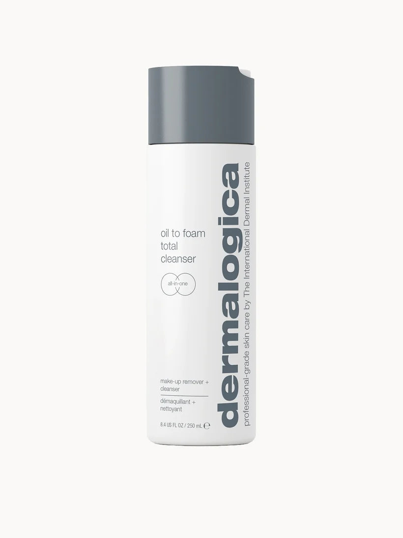 Dermalogica Oil to Foam Cleanser 250ml plastic pump bottle
