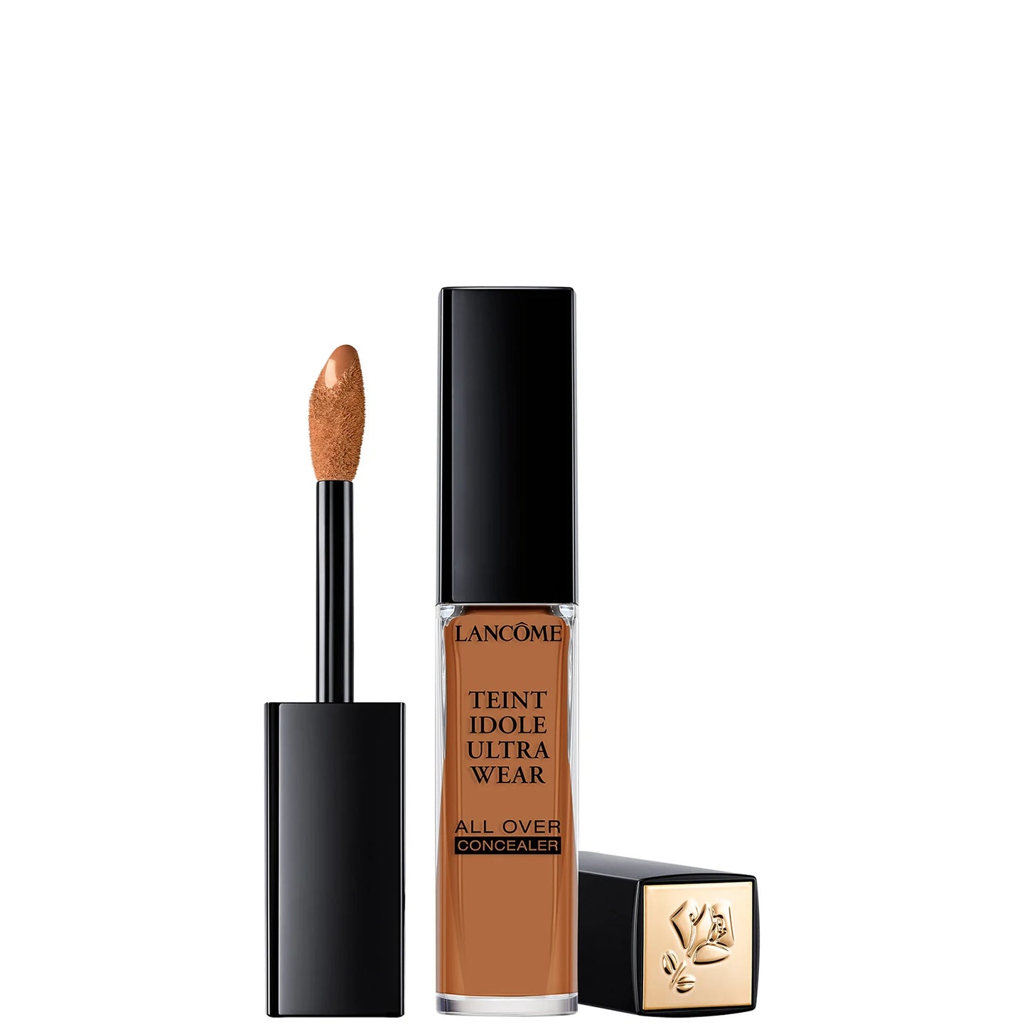 Lancôme Teint Idole Ultra Wear All Over Concealer 495 Suede W 10.3ml – long-wear hydrating medium–full coverage concealer with precise dual applicator.