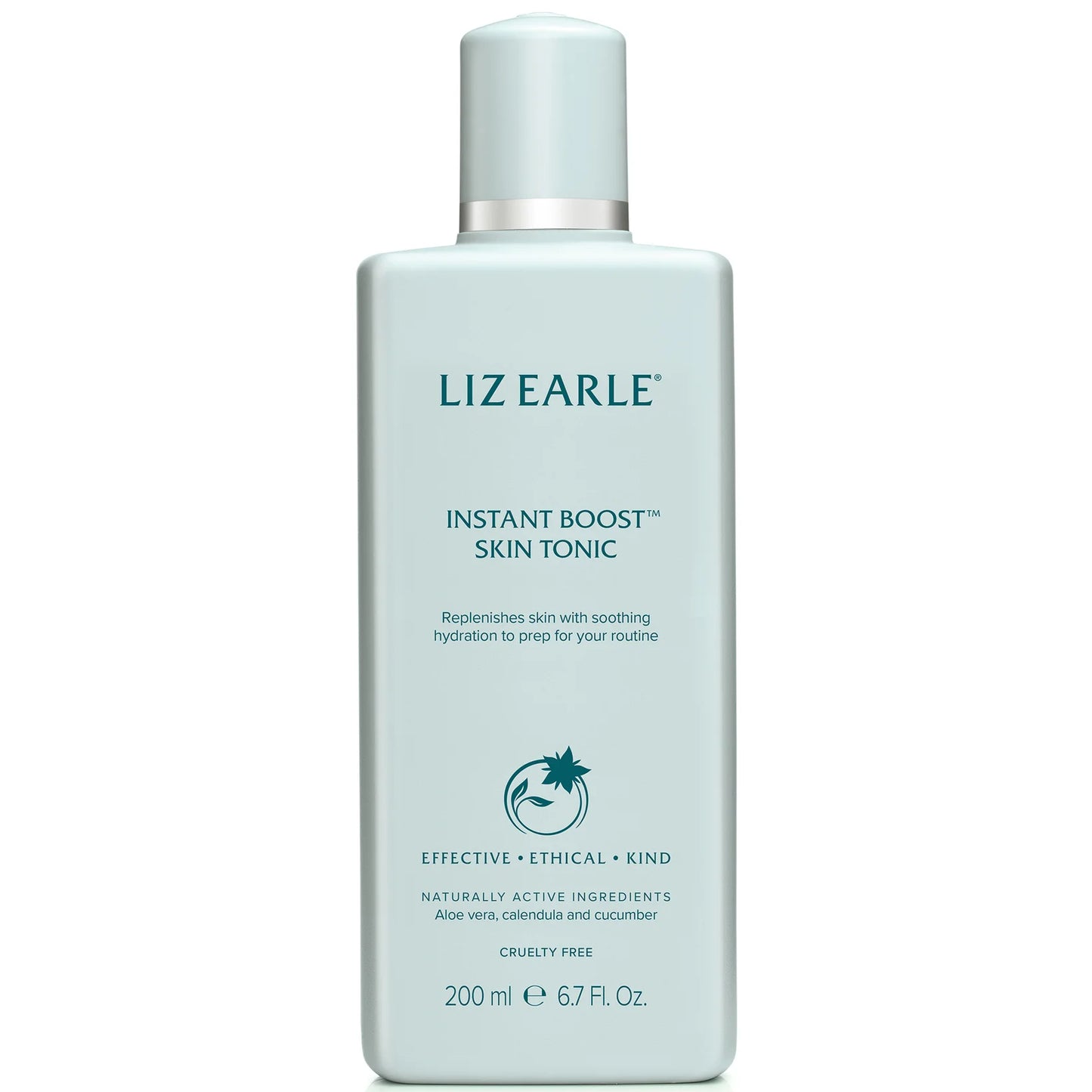 Liz Earle Instant Boost Skin Tonic bottle with botanicals for glowing complexion, 200ml