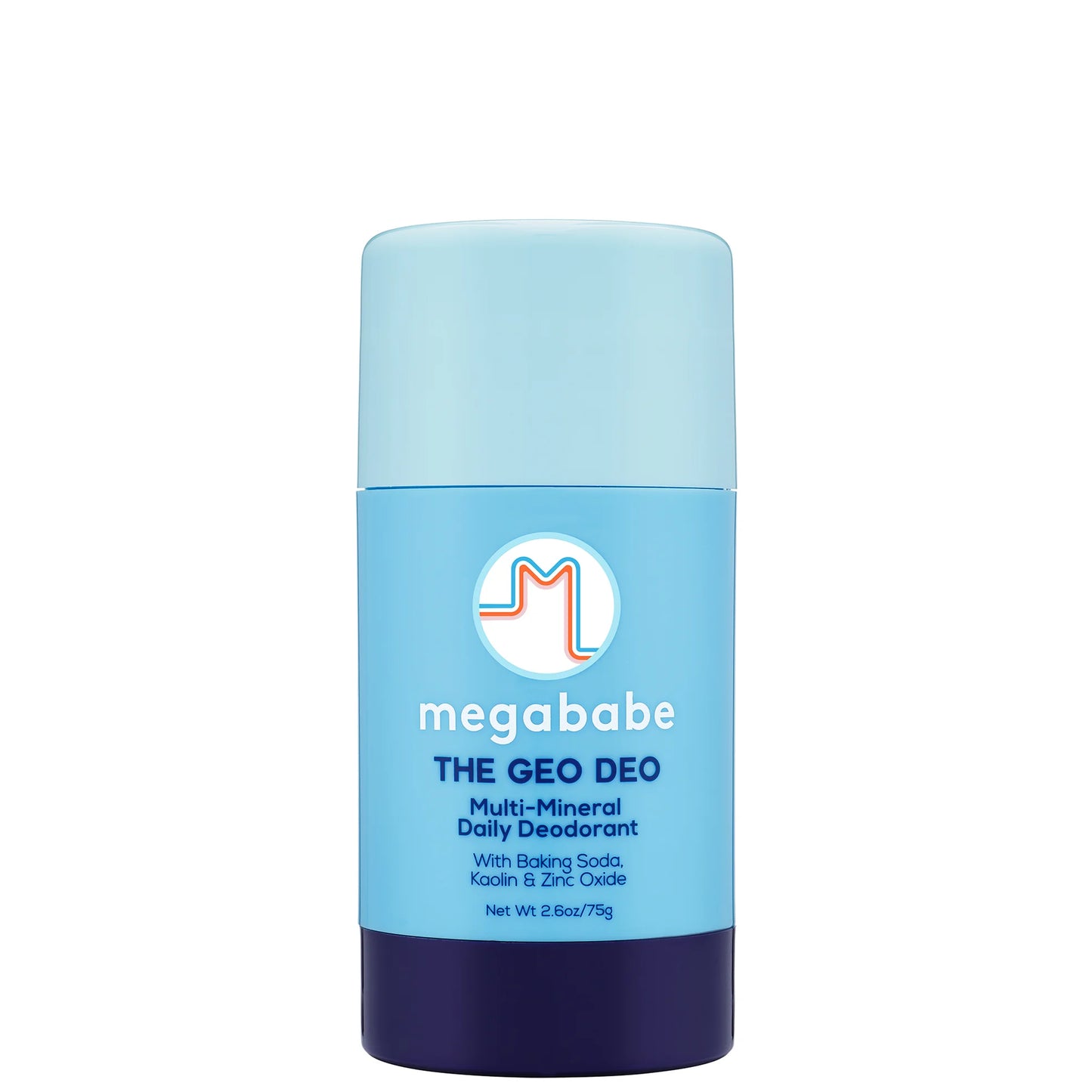 Megababe Geo Deo Multi-Mineral Daily Deodorant 75g with zinc oxide and shea butter