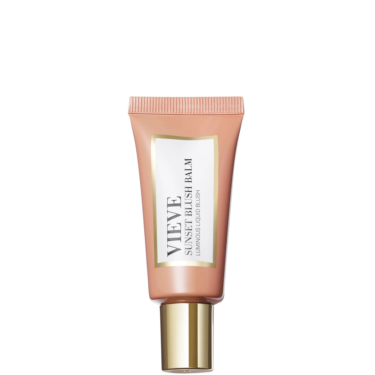 Vieve Sunset Blush Balm 15ml - Rosa, small clear tube with precision-tip applicator cap and VIEVE minimalist logo