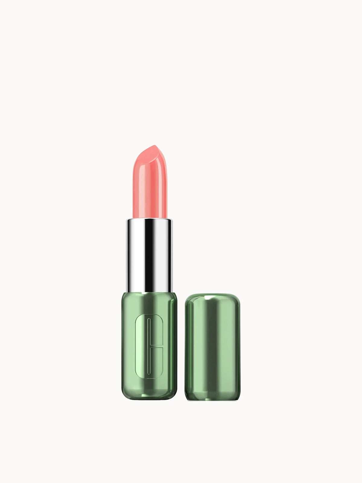 Clinique Pop Longwear Lipstick Shine 3.9g - Melon Pop, silver metallic lipstick bullet