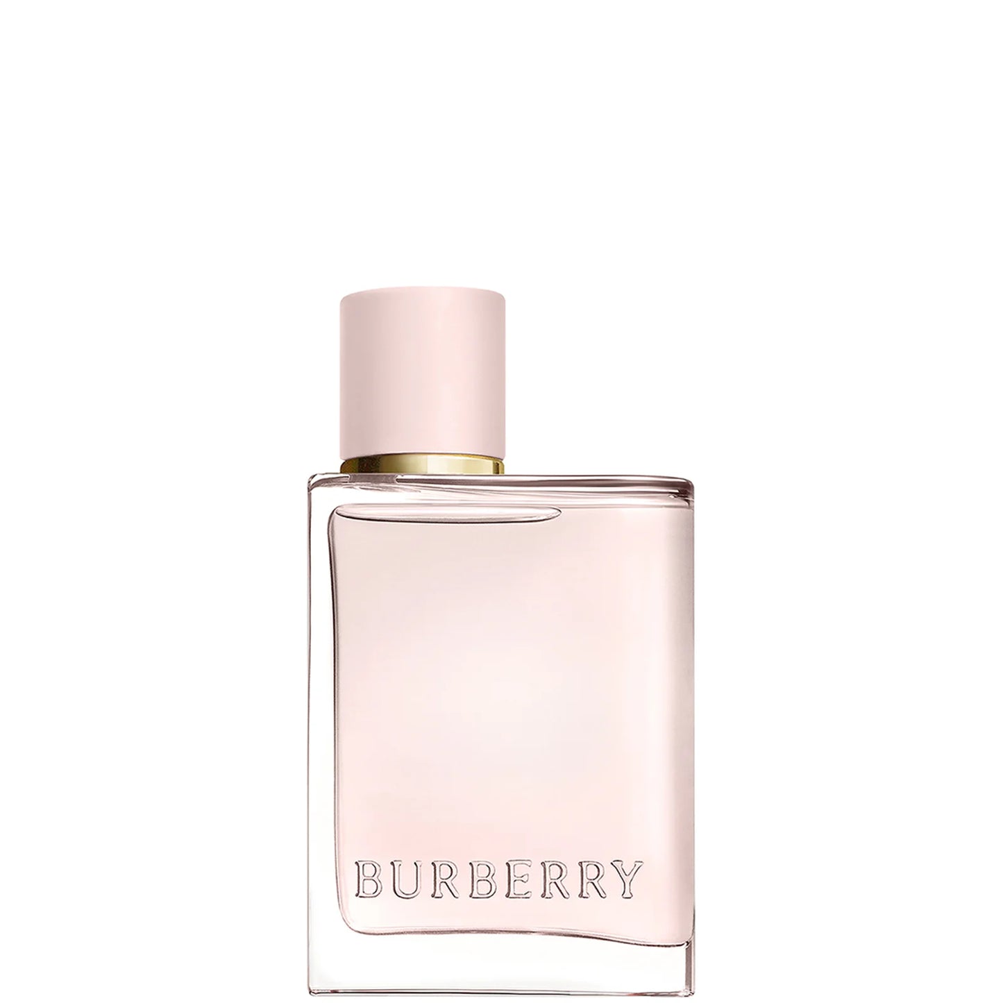 Burberry Her Eau de Parfum 30ml – petite pink-tinted glass bottle; bright berry-floral scent with creamy musks.