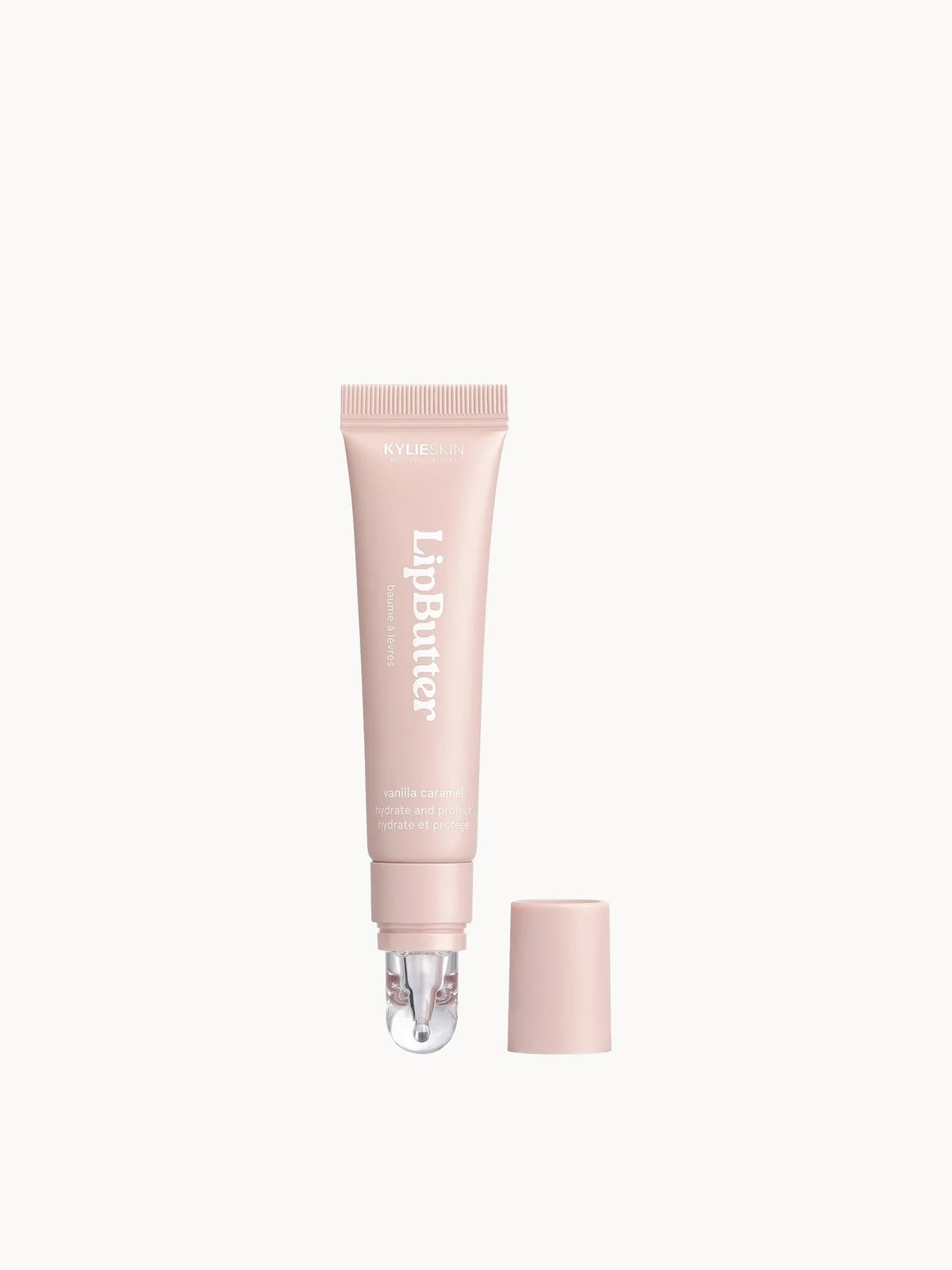 Kylie Cosmetics Skin Lip Butter - Vanilla Caramel 10g, small lip balm pot with shiny sheer finish