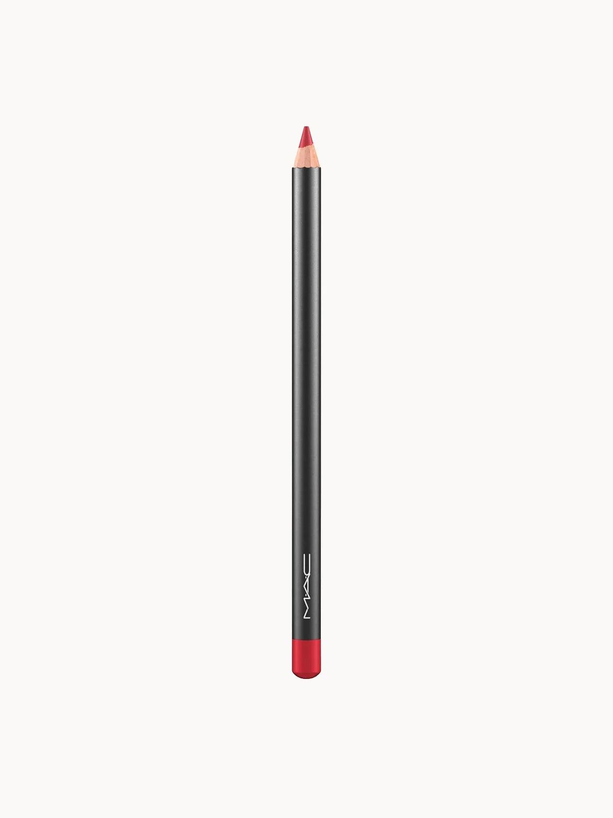 Mac Cosmetics MAC Lip Pencil - Cherry, black wooden lip pencil with silver MAC lettering and bright red tip
