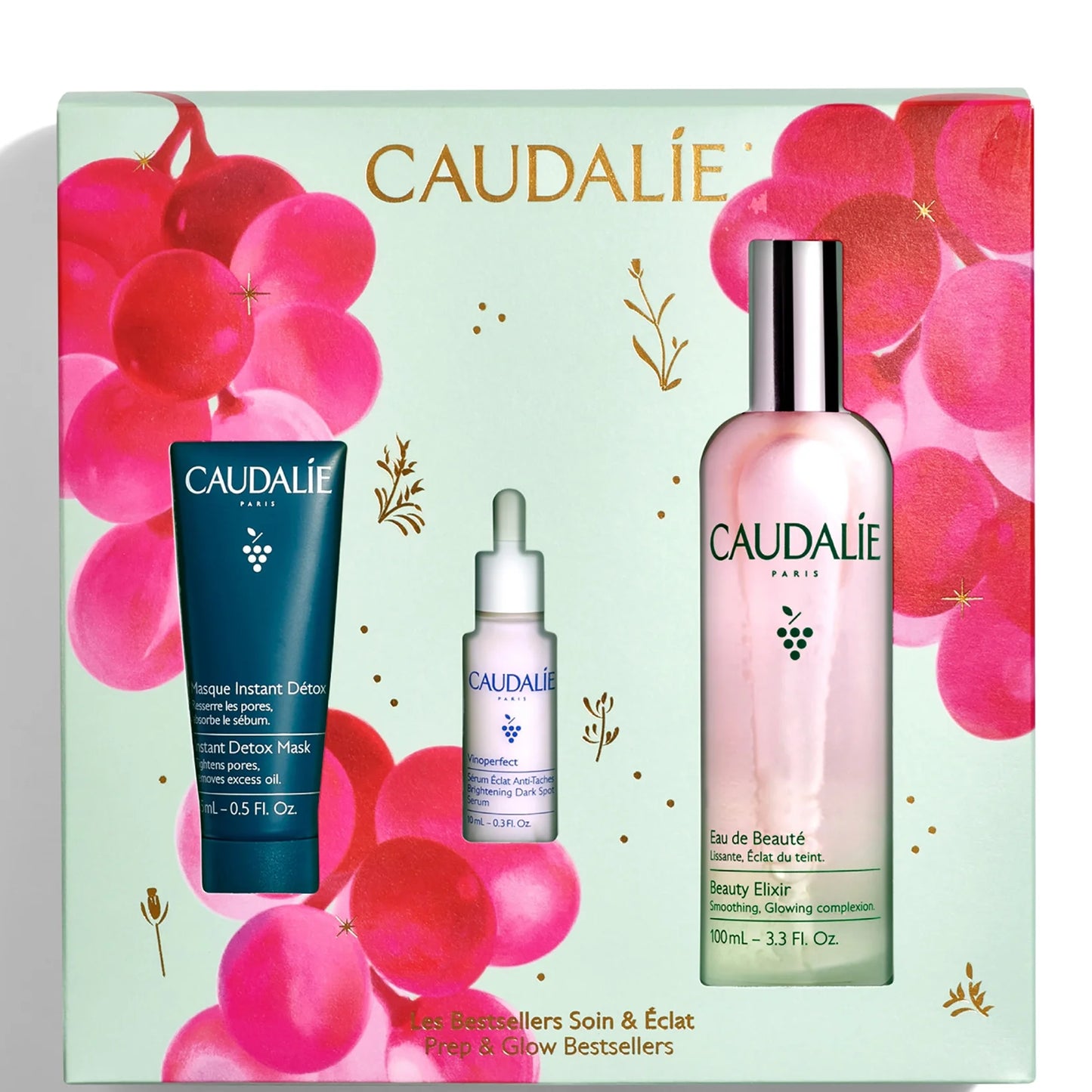 Caudalie Prep and Glow Bestsellers - Box Damage | Pop Up Beauty