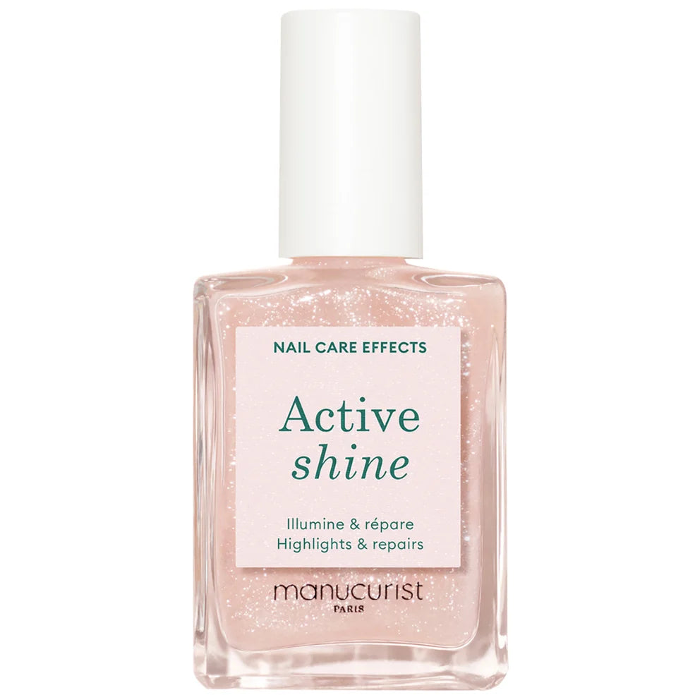 Manucurist Active Shine Treatment 15ml, nail treatment that strengthens and adds glossy shine.