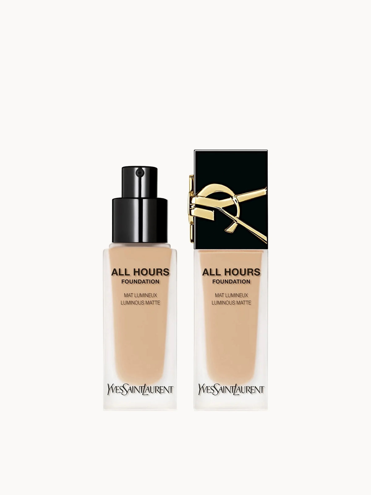 Yves Saint Laurent All Hours Luminous Matte Foundation with SPF39 25ml - LN8, small liquid foundation bottle