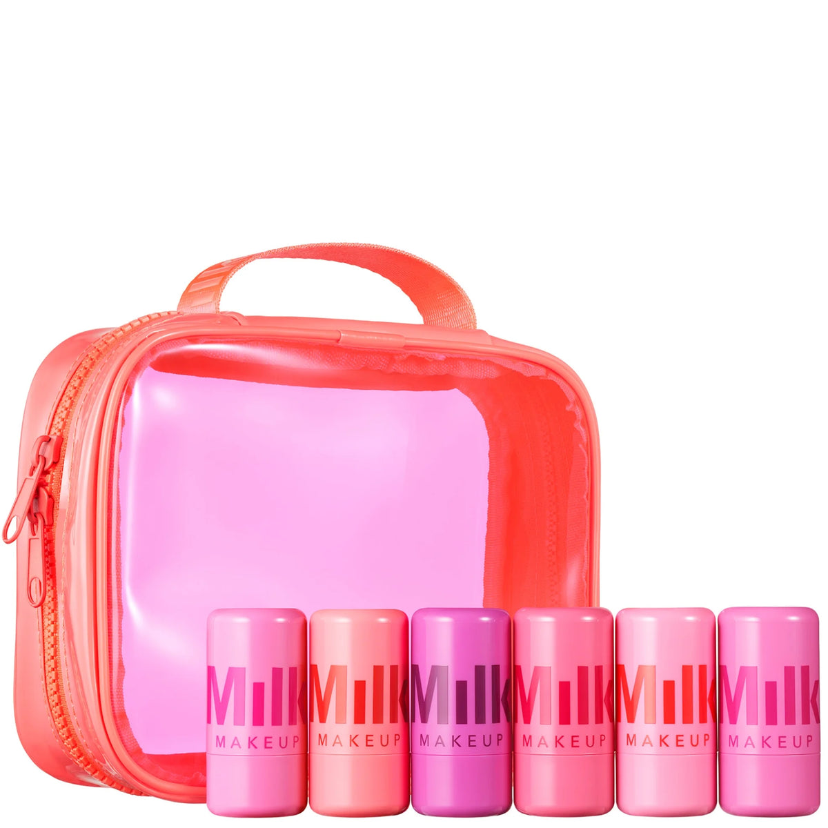 Milk Makeup Ready to Jelly Discovery Set, six small pots of coloured jelly tint in a reusable case