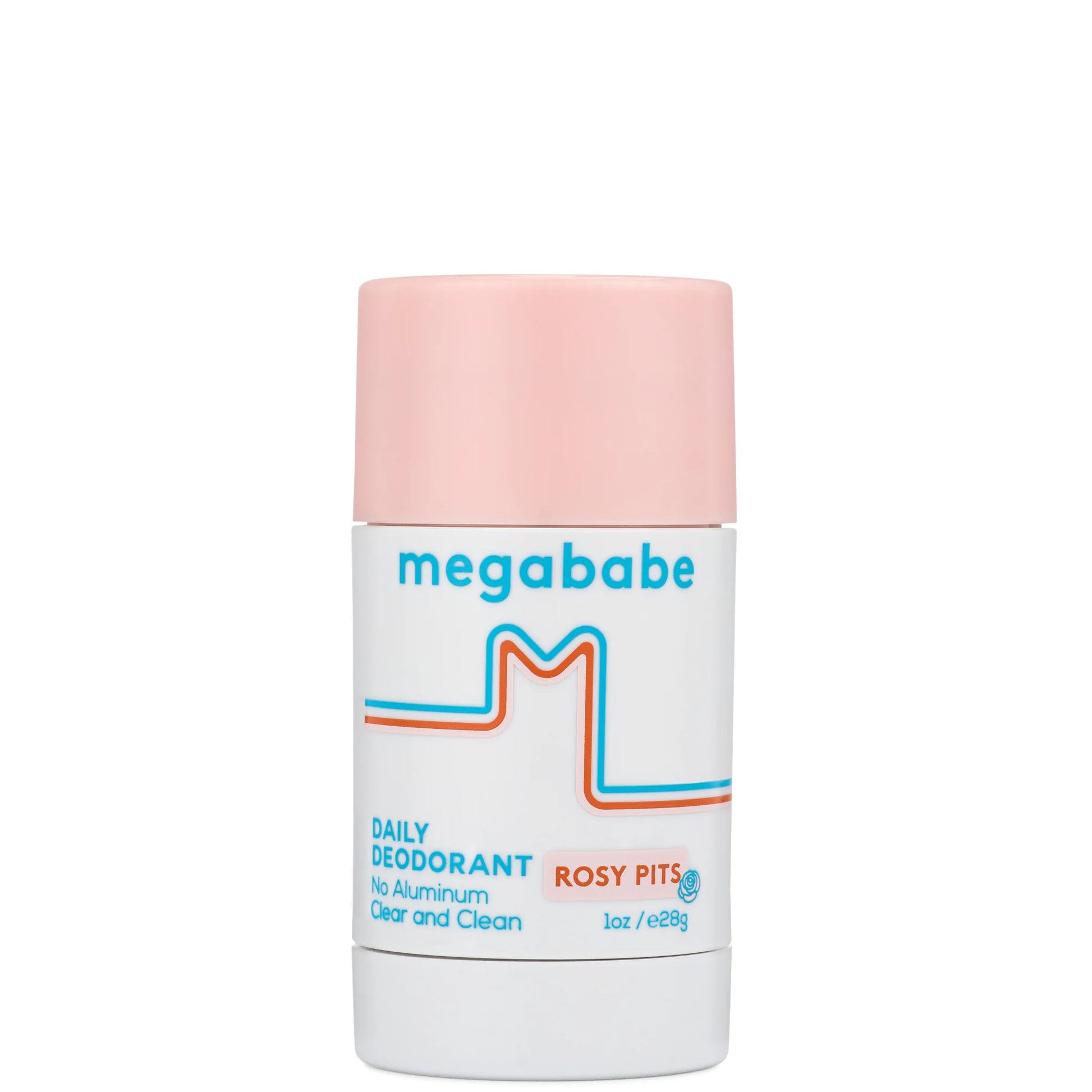 Megababe Rosy Pits Daily Deodorant aluminium-free formula with willow bark and lavender oil