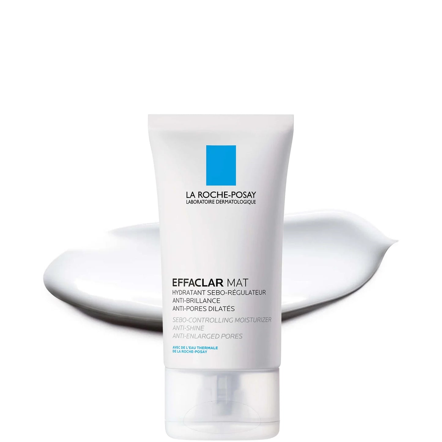 La Roche-Posay Effaclar MAT 40ml in white squeeze tube with blue branding and matte finish formula for oily skin