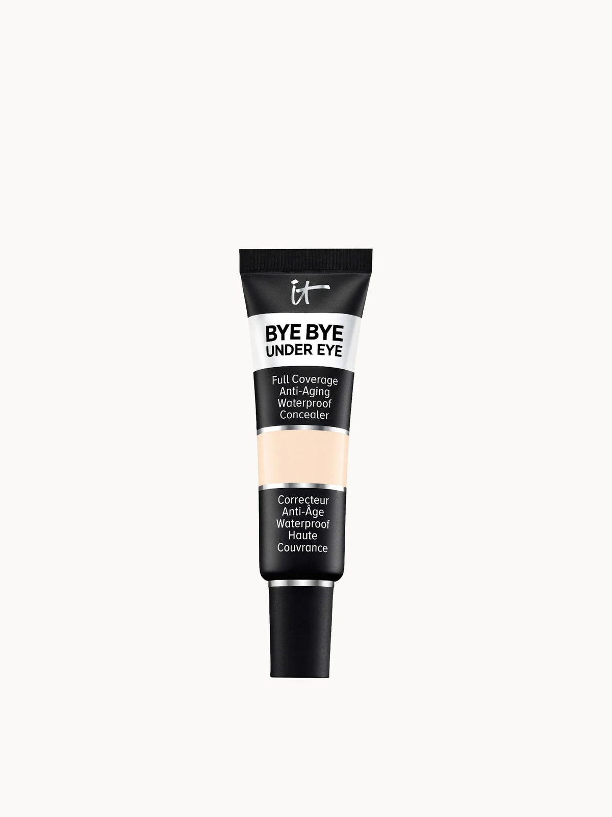 It Cosmetics Bye Bye Under Eye Concealer 12ml - Light 10.5, concealer with built-in kabuki brush applicator