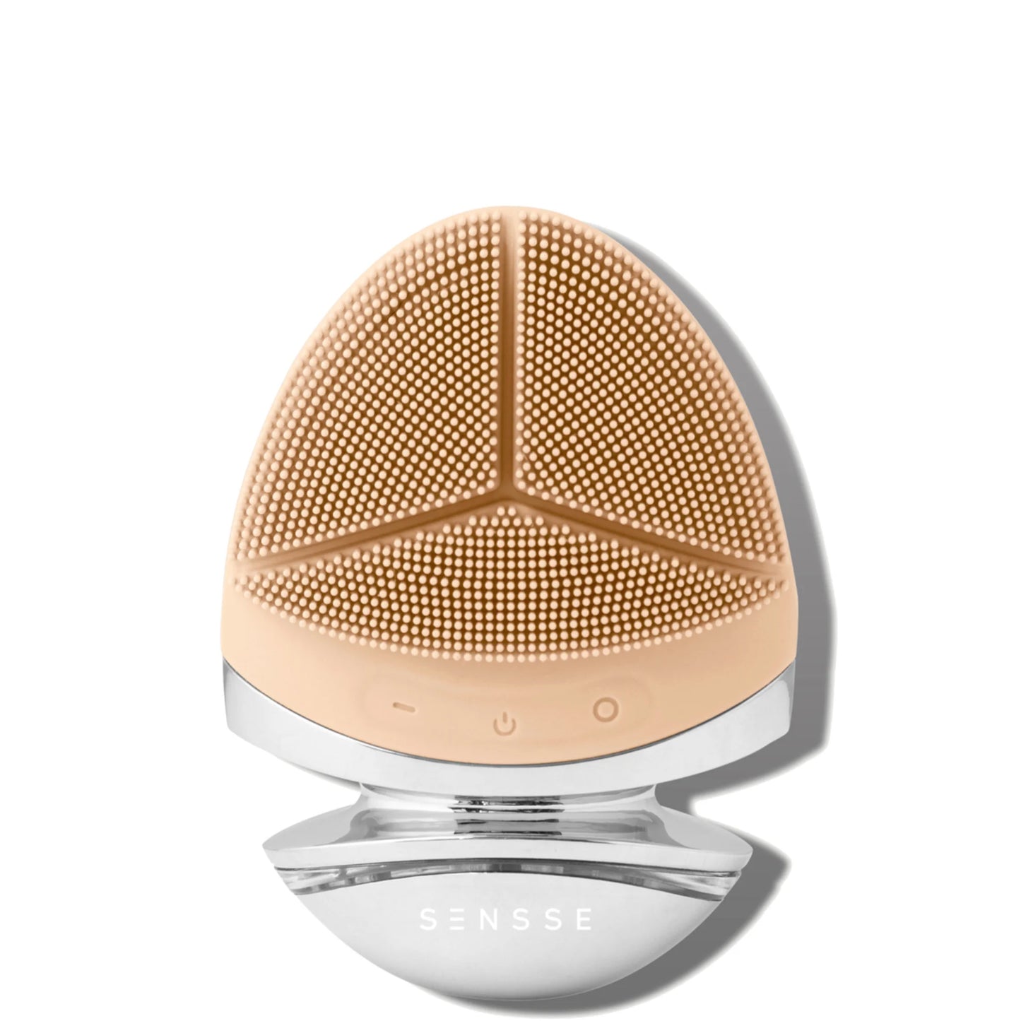 Sensse Energy Facial Cleanser in nude color with ergonomic grip