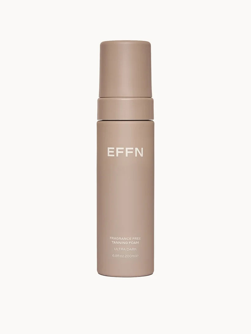 EFFN Tanning Foam Ultra Dark 200ml in a black pump bottle.