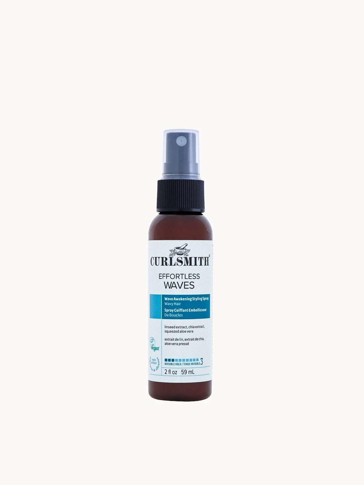 Curlsmith Effortless Waves Trial Size 59ml, small spray bottle