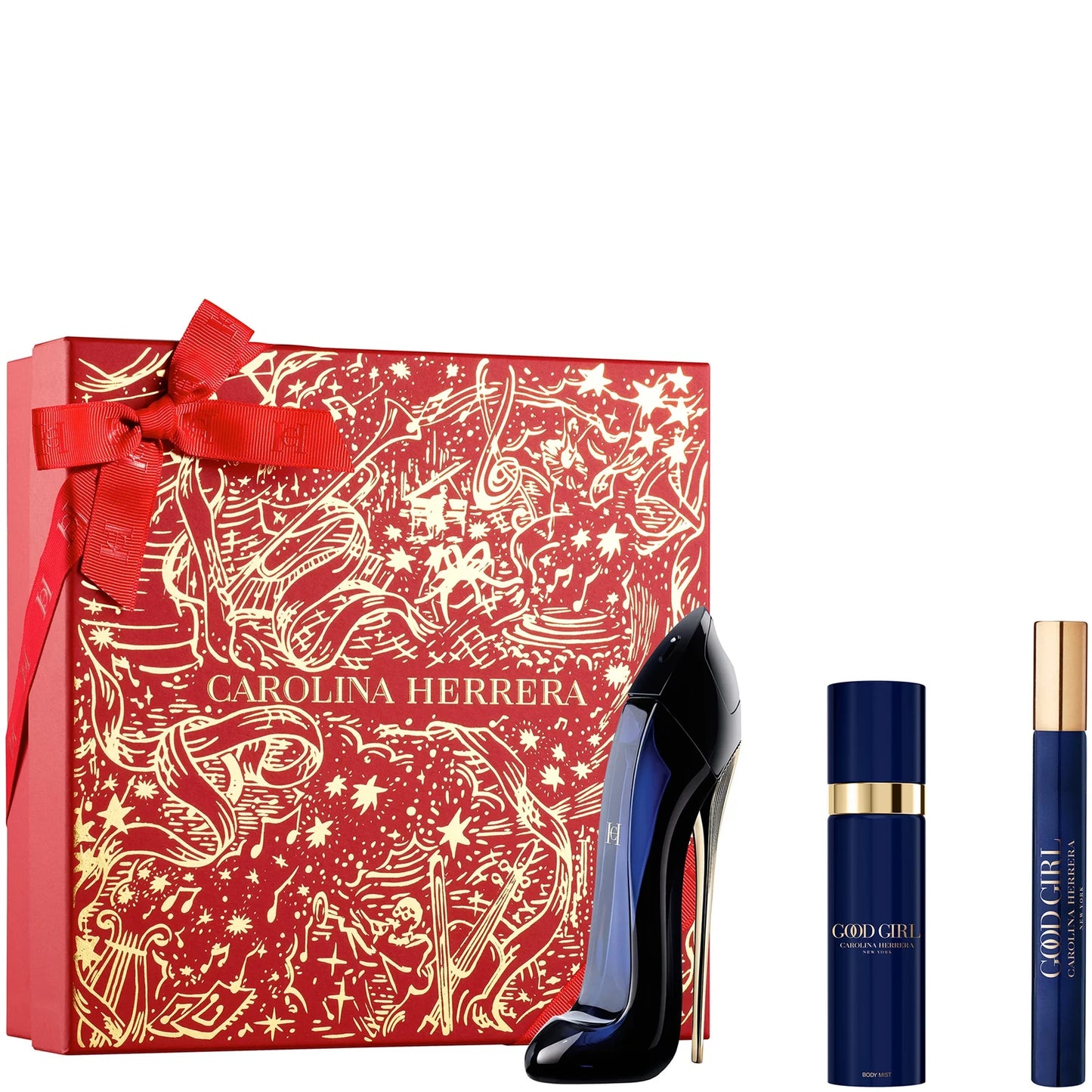 Carolina Herrera Good Girl Eau de Parfum 50ml + Body Mist 100ml + Eau de Parfum 10ml - Box Damage | Pop Up Beauty