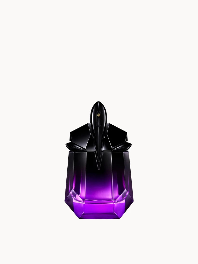 MUGLER Alien Extrait Intense Eau de Parfum 30ml sculpted deep purple bottle with faceted design