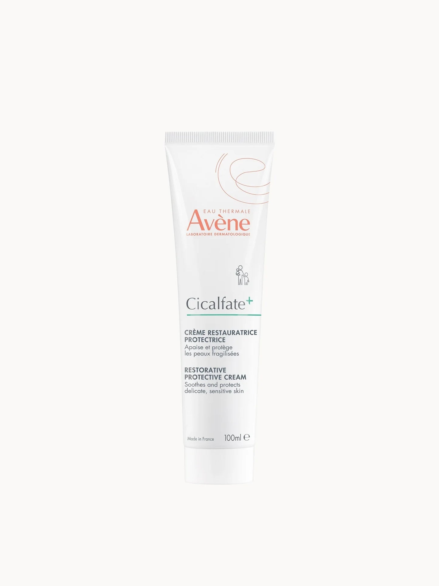 Avène Cicalfate+ Restorative Protective Cream 100ml in a white and red tube.