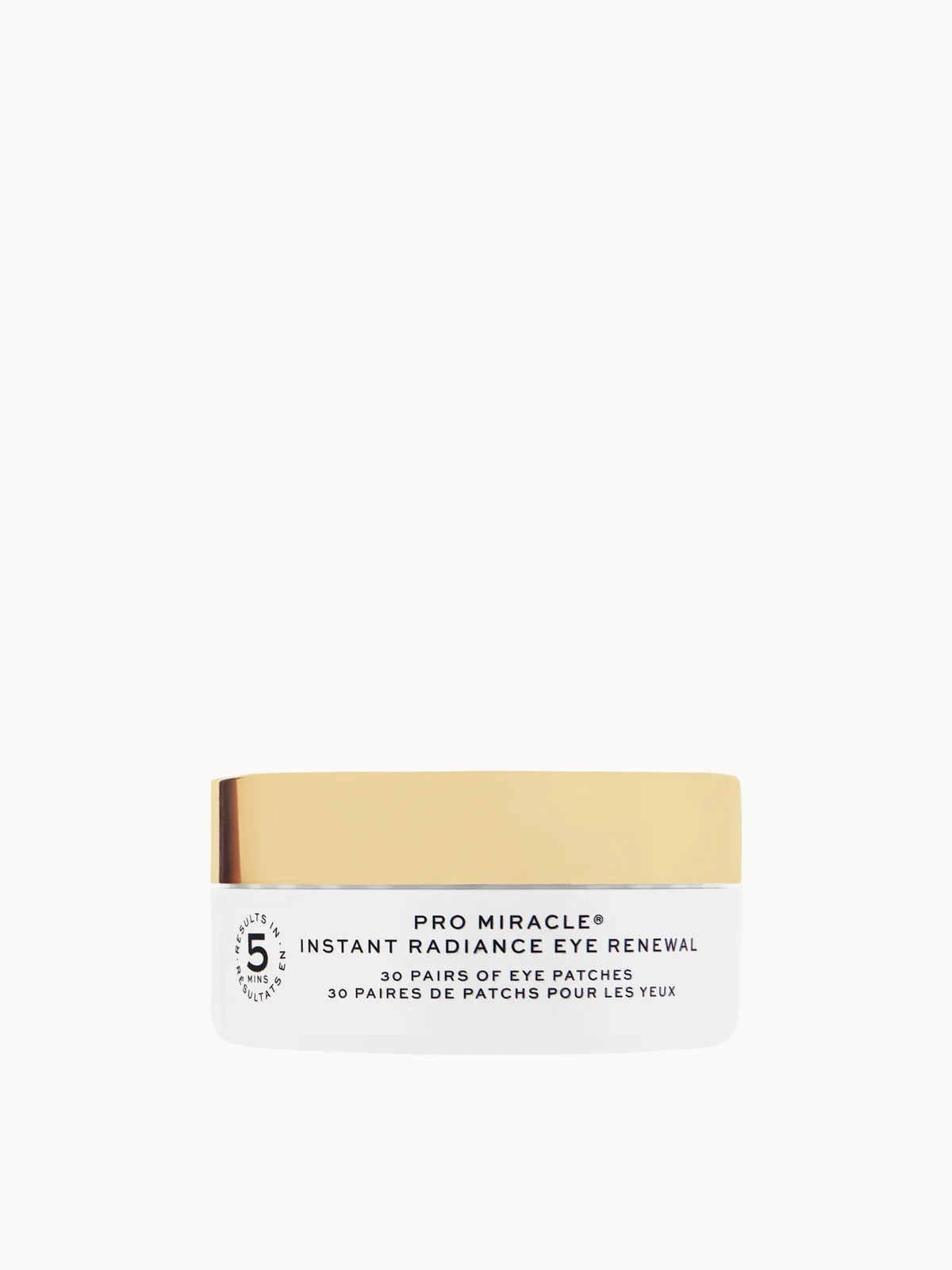 Revolution Pro Miracle Instant Radiance Eye Renewal Patches, small pack with two hydrogel under-eye patches and Revolution Pro branding