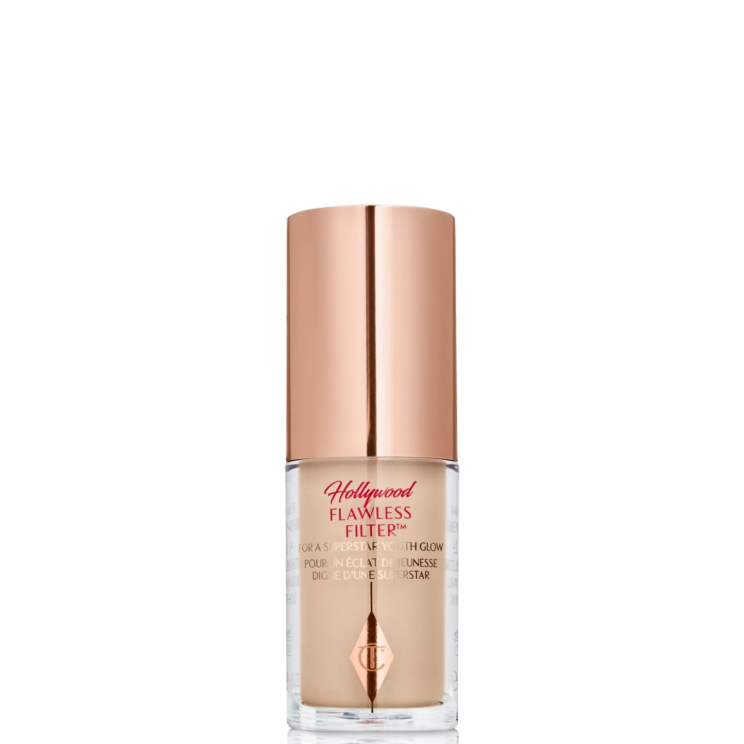 Charlotte Tilbury Mini Hollywood Flawless Filter 4.5 Medium for radiant glow and soft-focus skin