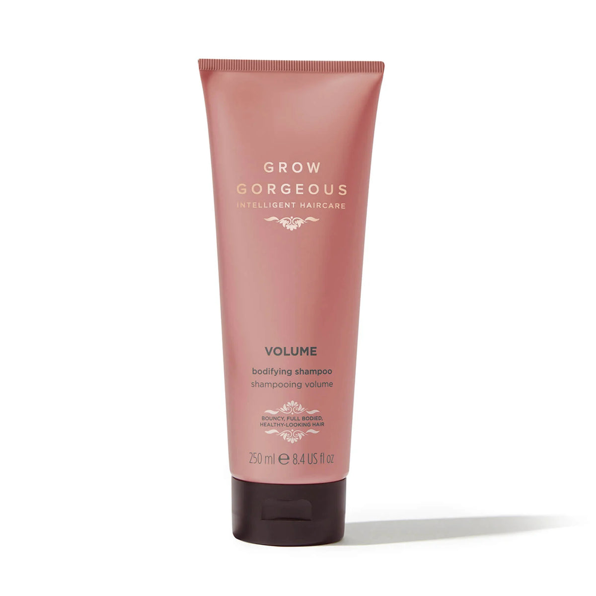Grow Gorgeous Volume Bodifying Shampoo 250ml, shampoo bottle