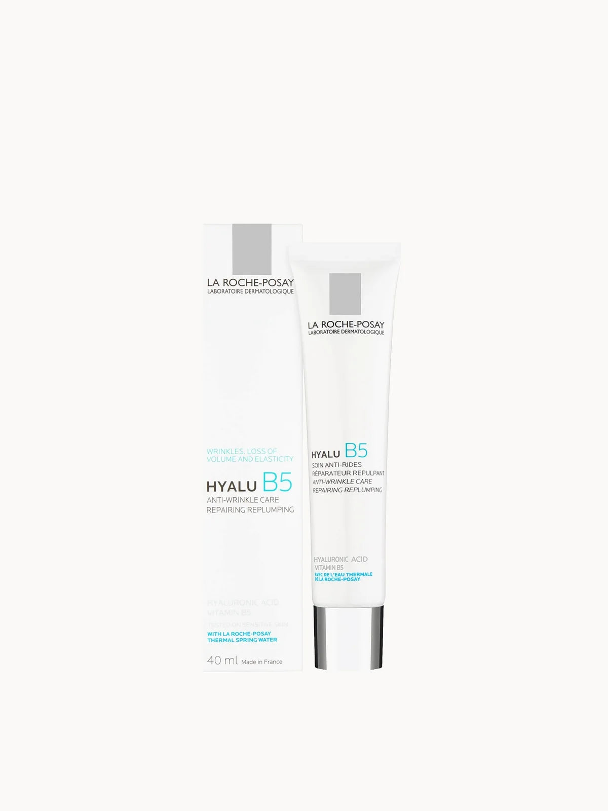 La Roche - Posay La Roche - Posay Hyalu B5 Anti - Wrinkle Hyaluronic Moisturiser 40ml, moisturiser tube with La Roche-Posay branding