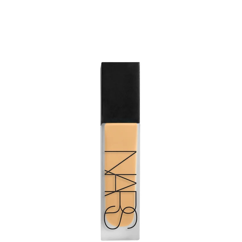 NARS Natural Matte Longwear Foundation Stromboli in a sleek dark glass bottle with a pump dispenser