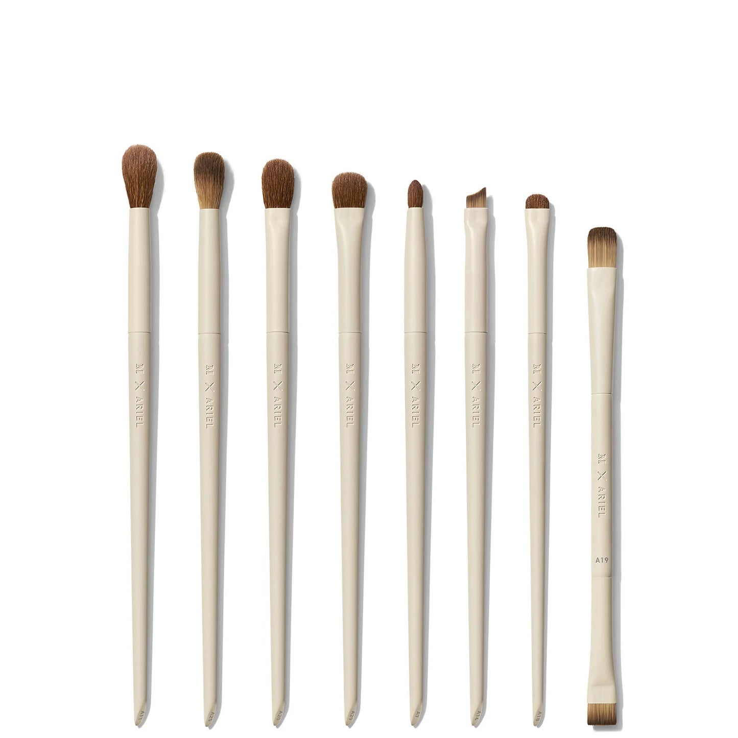 Morphe x Ariel Signature Eyes eye brush set in collectible packaging