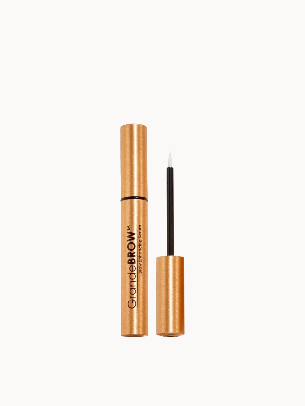 GRANDE Cosmetics GrandeBROW Brow Enhancing Serum 3ml (4 Months Supply), slim serum with soft-tip brush applicator