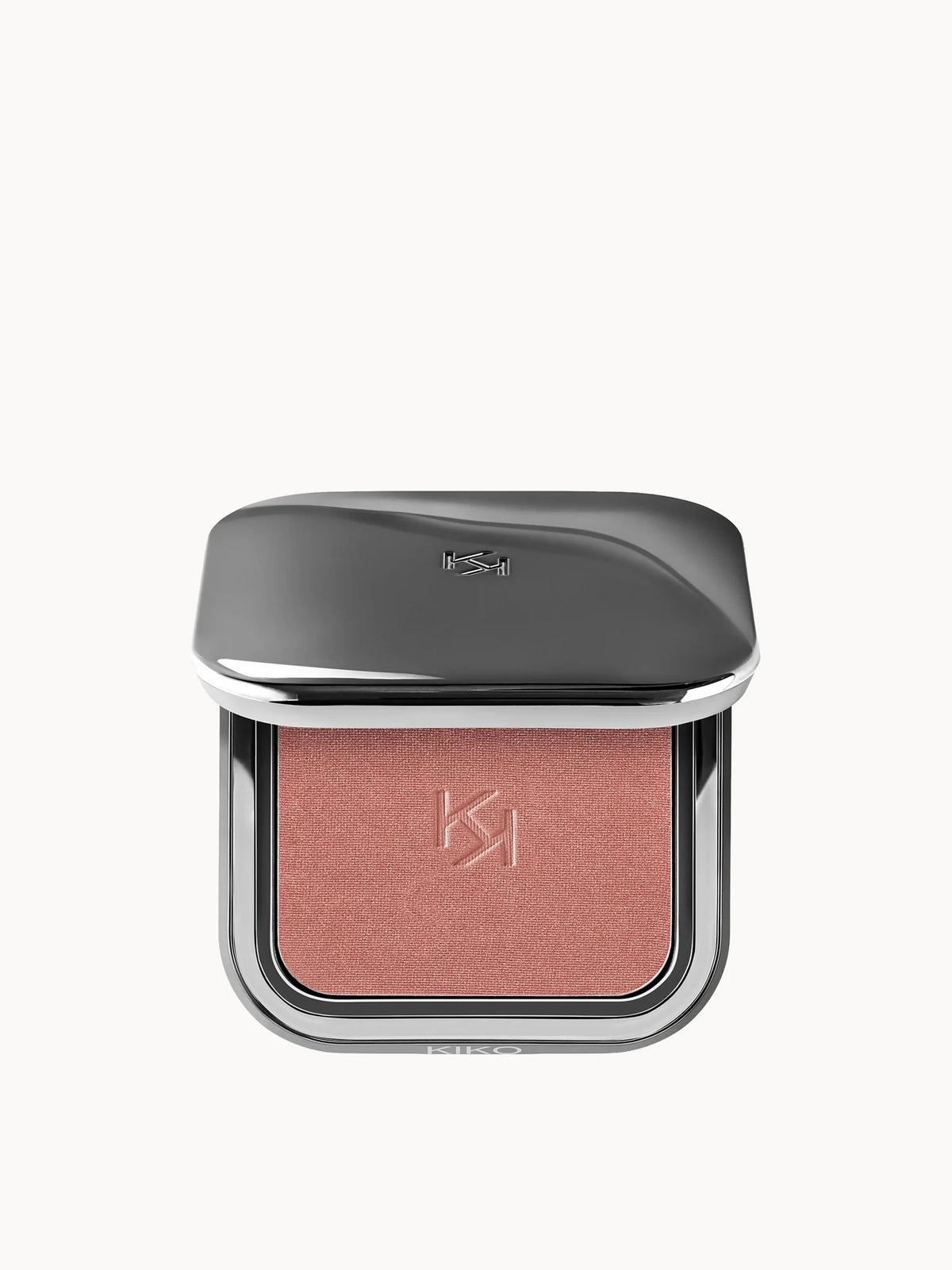 KIKO Milano Unlimited Blush 11 Bright Rose, round black compact with mirror and pressed pink powder
