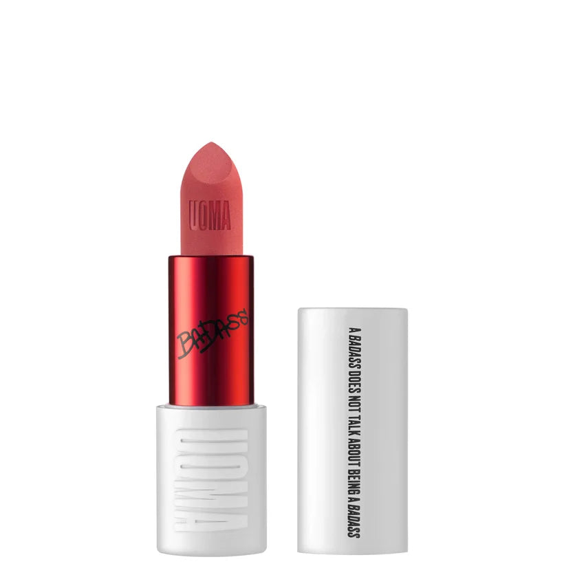 UOMA Beauty Badass Icon concentrated matte lipstick in shade Coretta