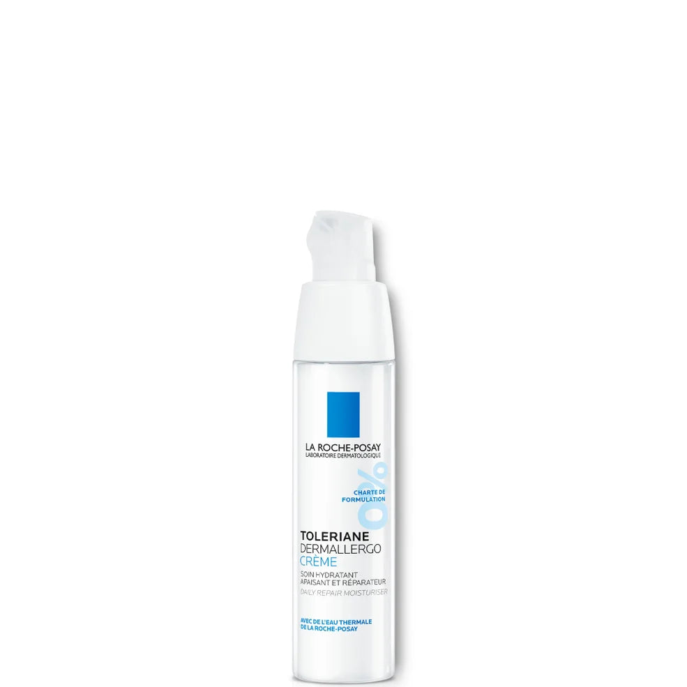 La Roche-Posay Toleriane Dermallergo cream tube, 40ml soothing moisturiser for sensitive skin