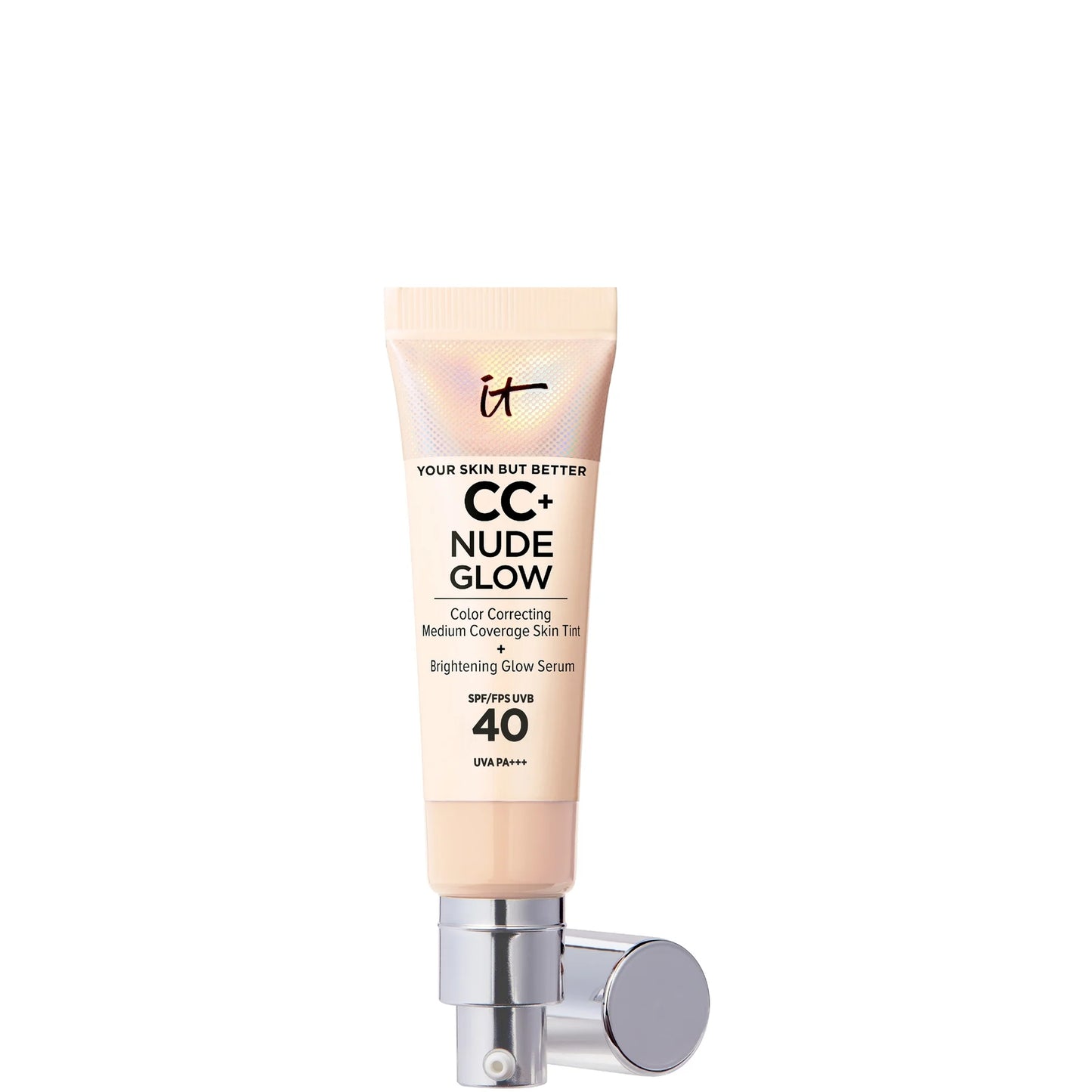 IT Cosmetics CC+ Nude Glow lightweight foundation SPF 40 in Light Medium