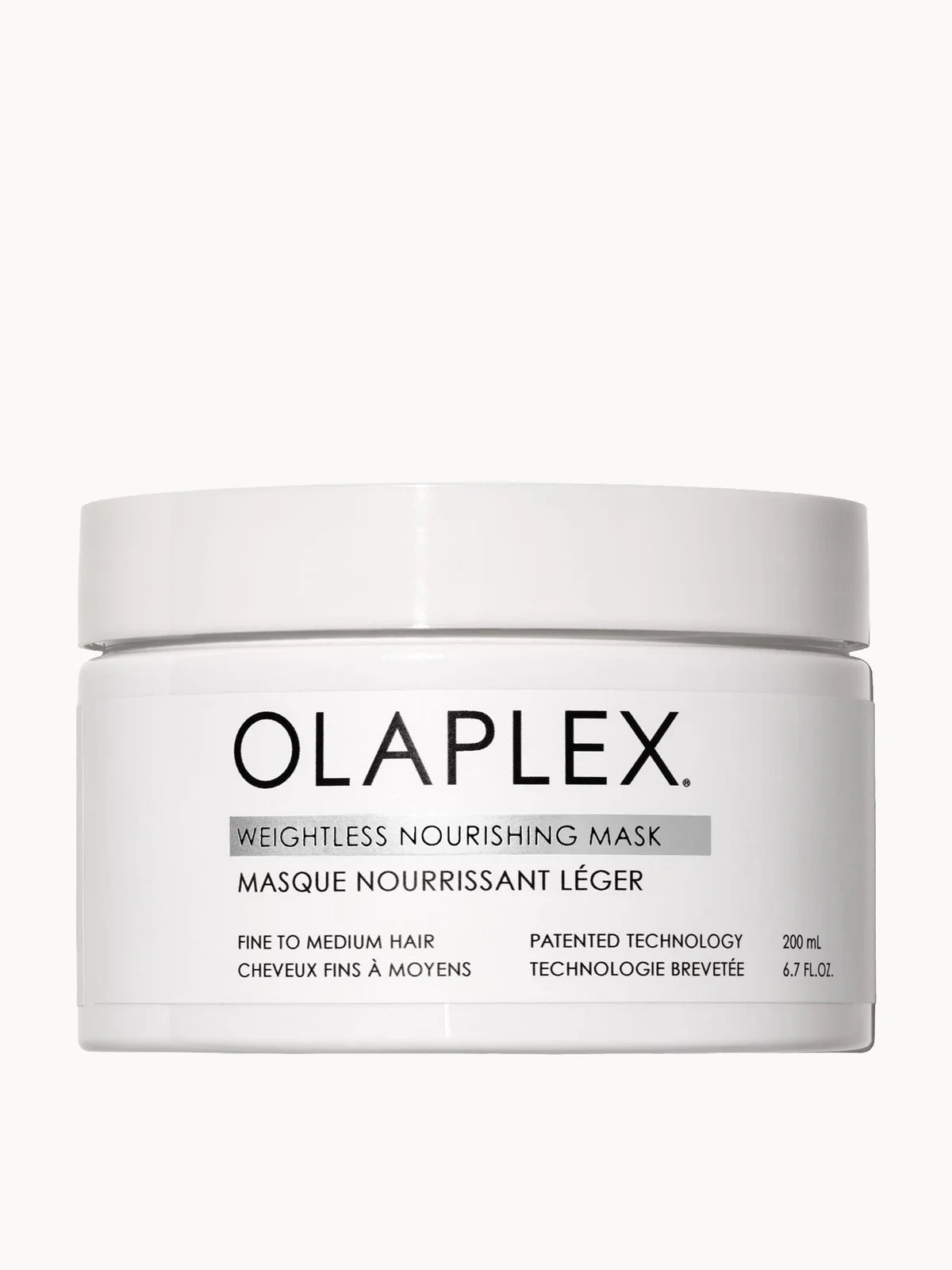 Olaplex Weightless Nourishing Mask 200ml, hair mask bottle