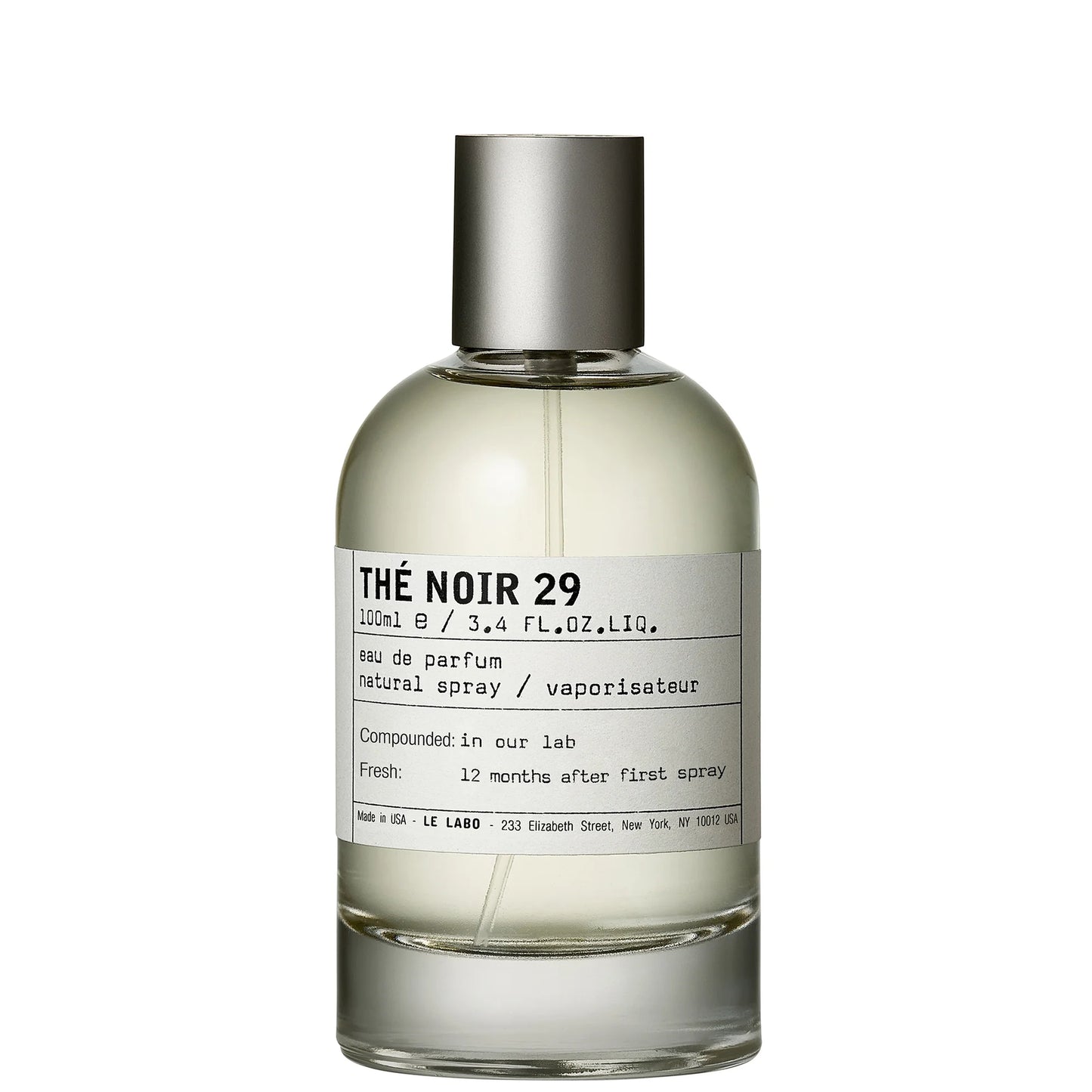 Le Labo The Noir 29 Eau de Parfum 100ml apothecary bottle