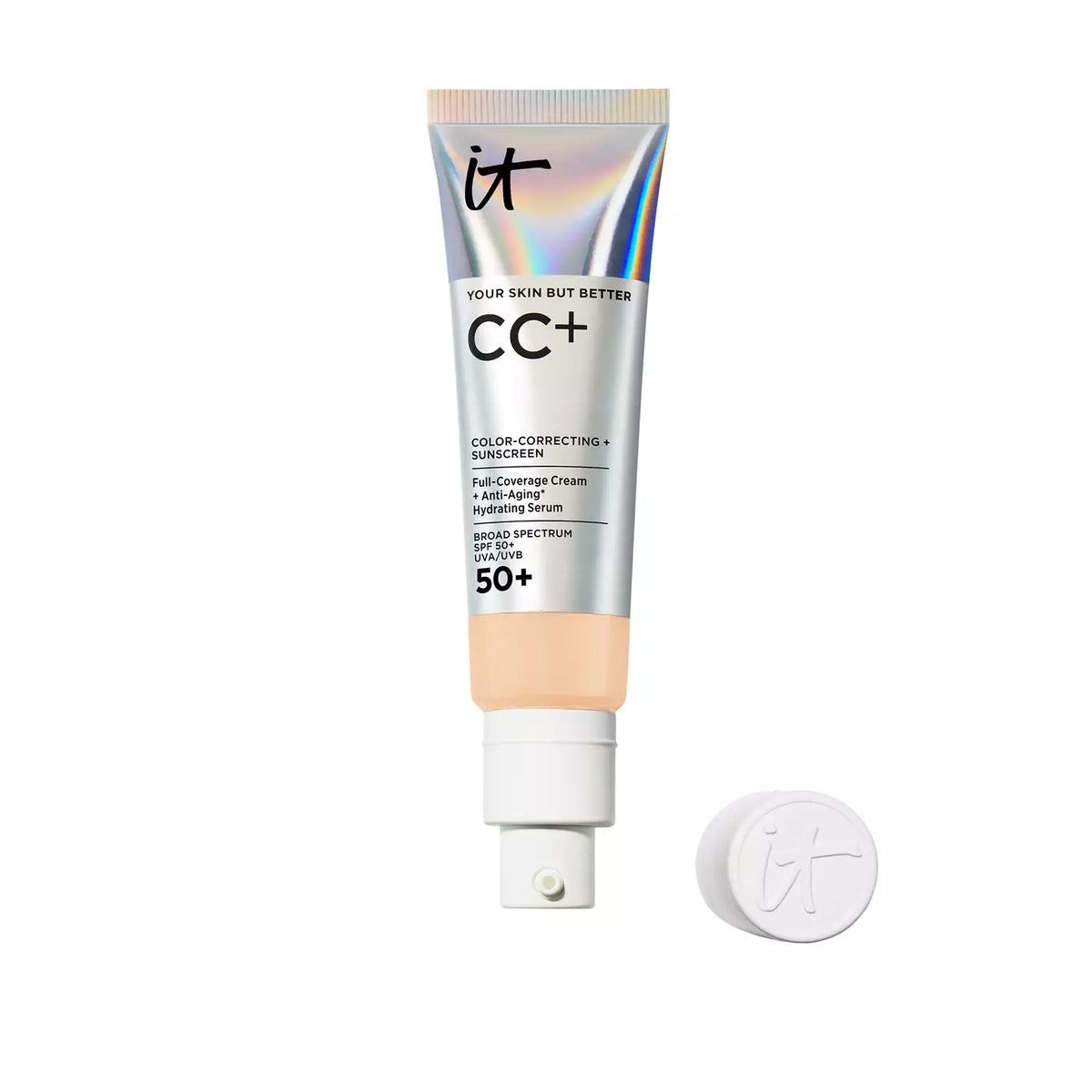 It Cosmetics Your Skin But Better CC+ Cream with SPF50 32ml - Light, pump bottle with branded label