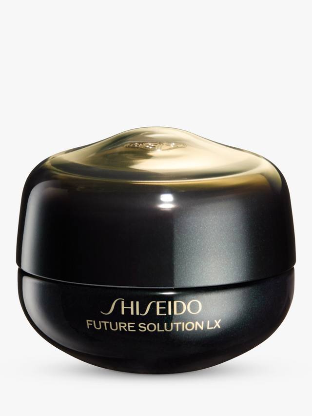 Shiseido Future Solution LX Eye And Lip Total Regenerating Cream 17ml, cream jar