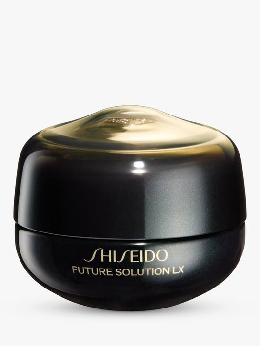 Shiseido Future Solution LX Eye And Lip Total Regenerating Cream 17ml, cream jar