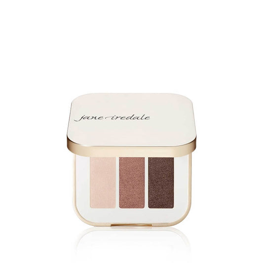 Jane Iredale PurePressed Eye Shadow Triple 0.7g - Pink Quartz by Jane Iredale — genuine product, minor packaging flaw, unused formula.